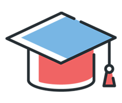 Graduation cap icon